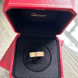Rose Gold Cartier Love Ring